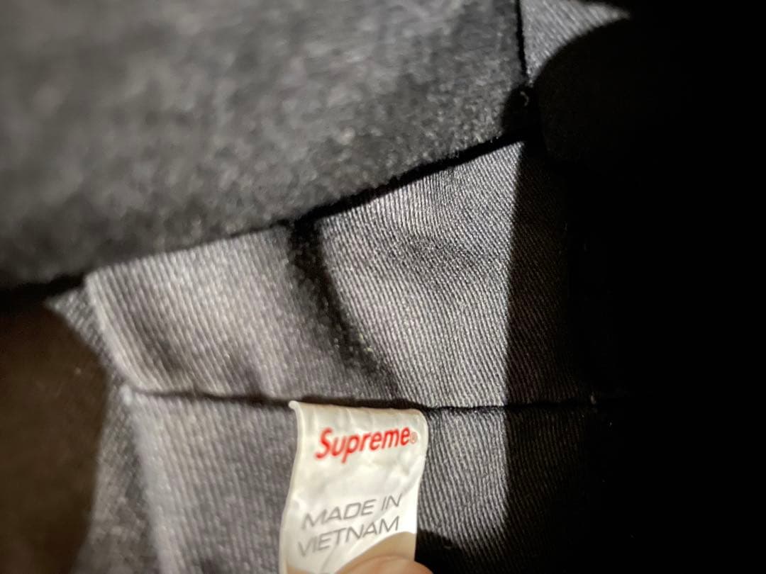 Supreme 黒 トートバッグ