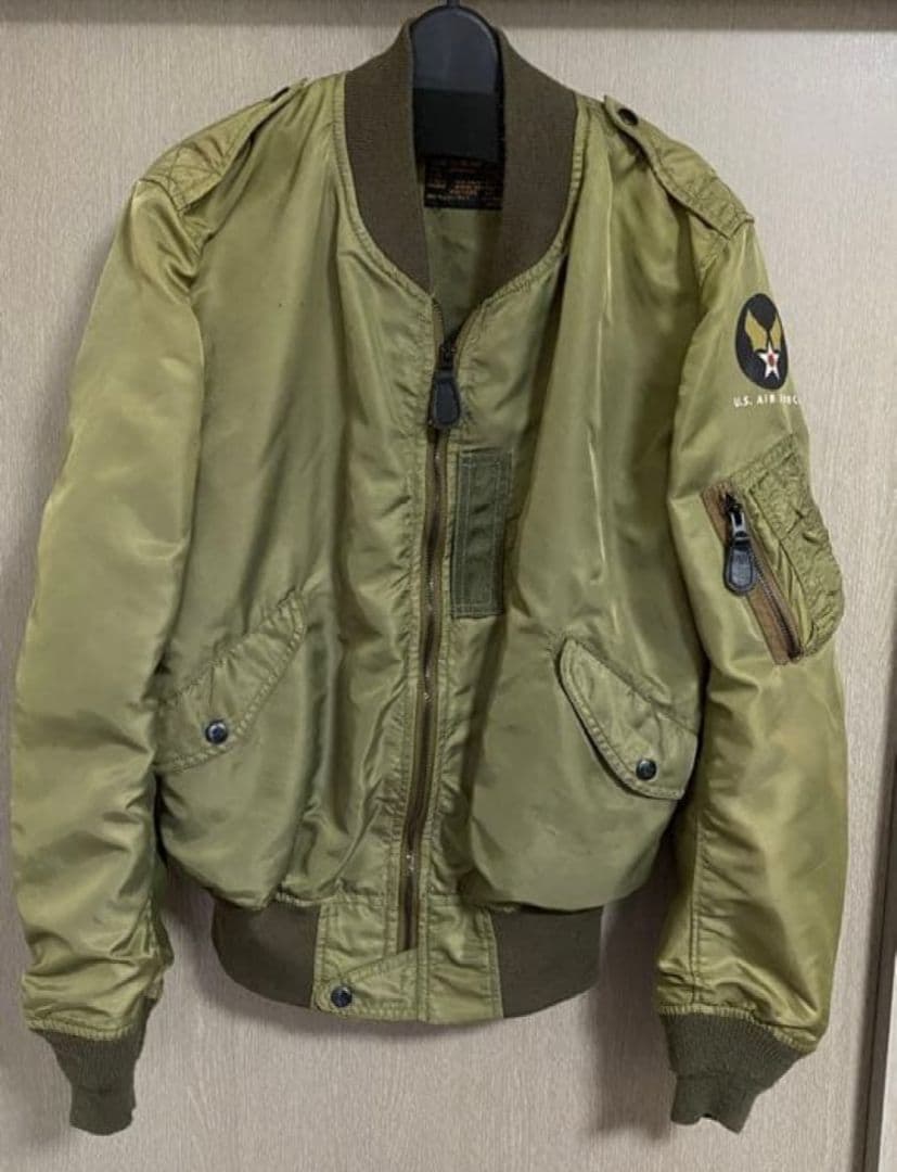 L-2B フライトジャケット ミリタリー オリーブ 薄手（H.M.HOPE）