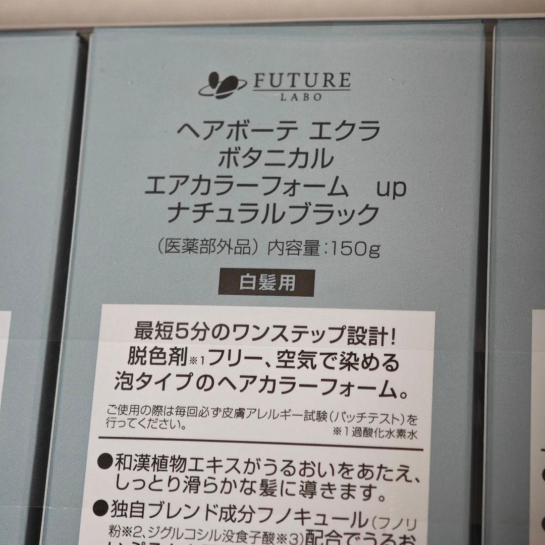 ヘアボーテ 白髪染め ボタニカルエアカラーフォーム ナチュラルブラック