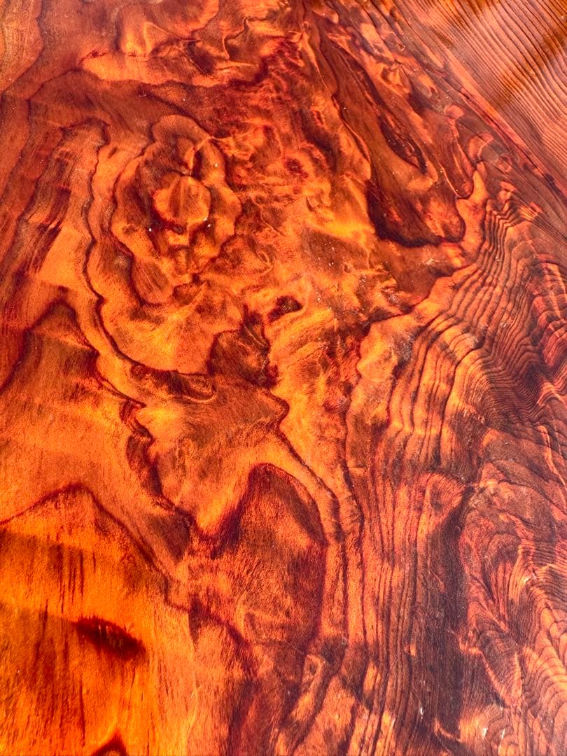 年輪ぎっしり＆美しい杢目！希少な屋久杉の座敷机 無垢材 座卓