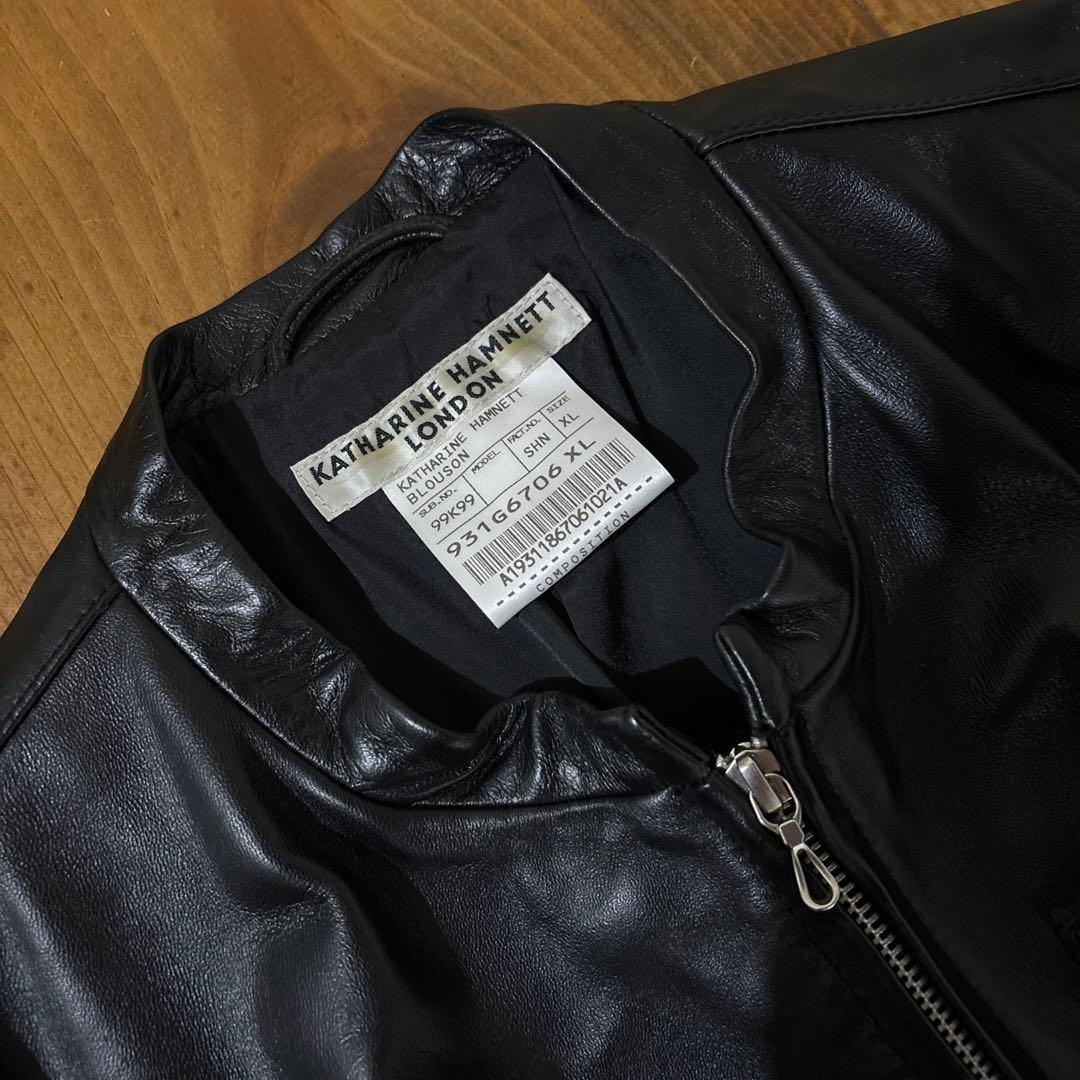 KATHARINE HAMNETT LONDON ライダース シングルジャケット
