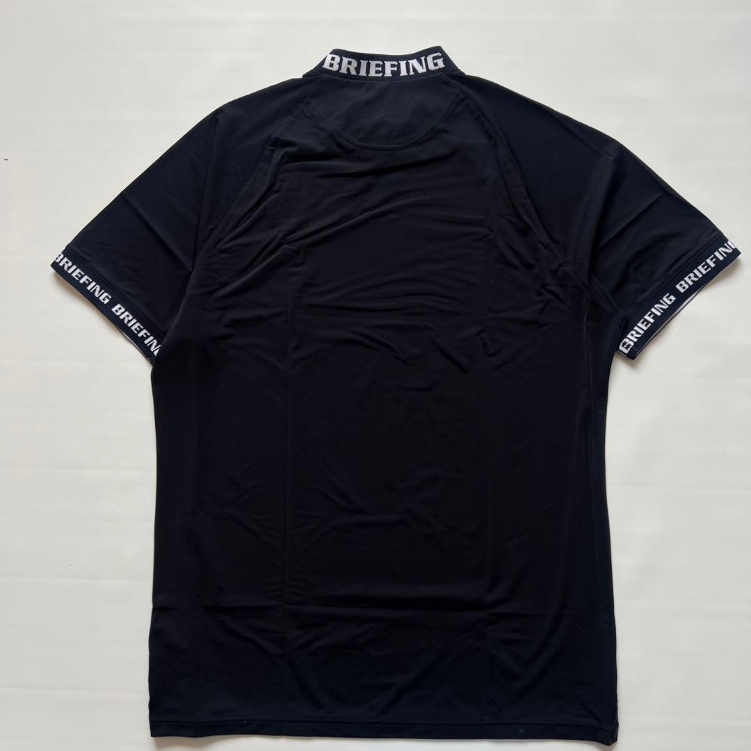 【新品】BRIEFING ブリーフィング　モックネック　ゴルフ　半袖シャツ　L