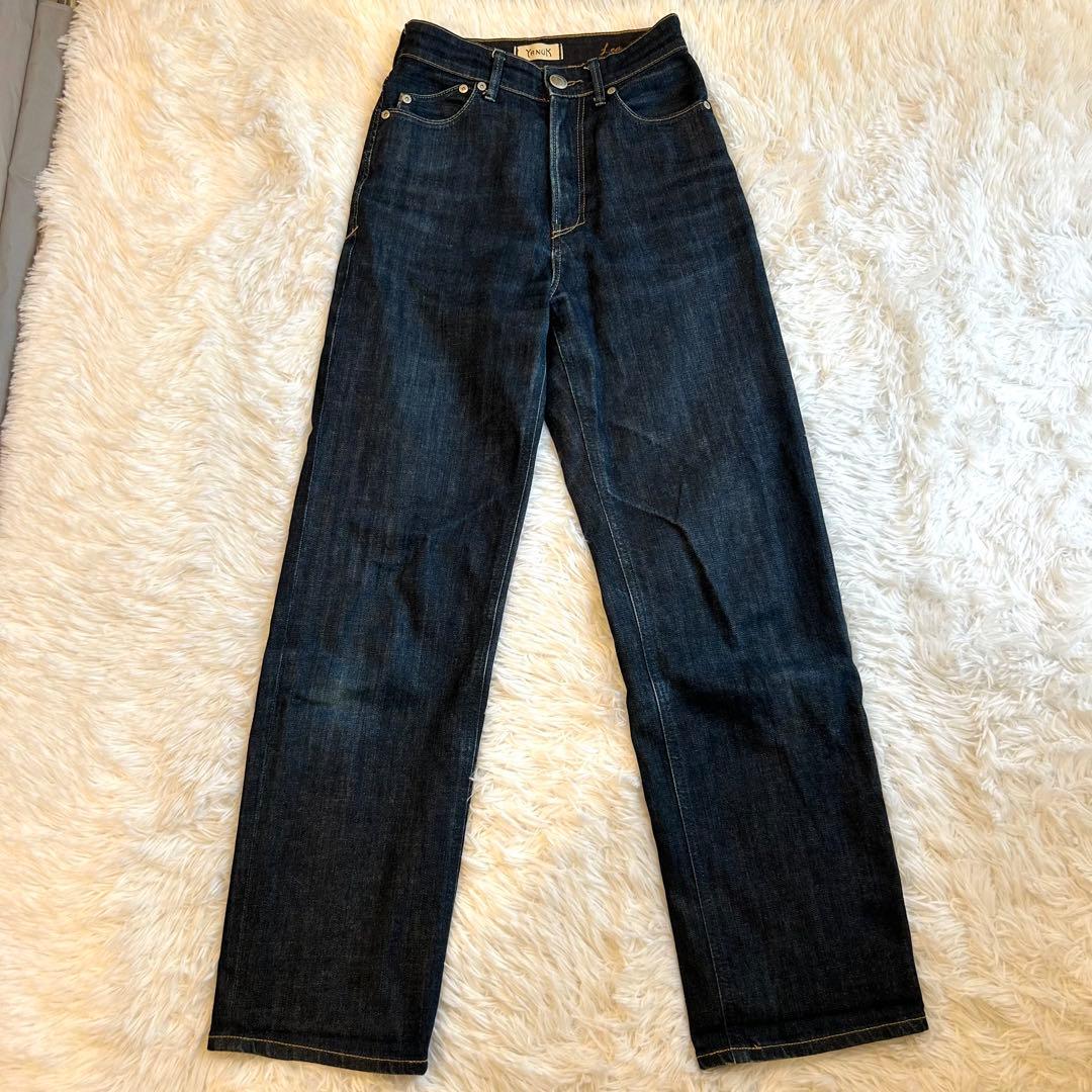 【定価2.6万円】YANUK ボーイズストレートデニムパンツ LEA 23