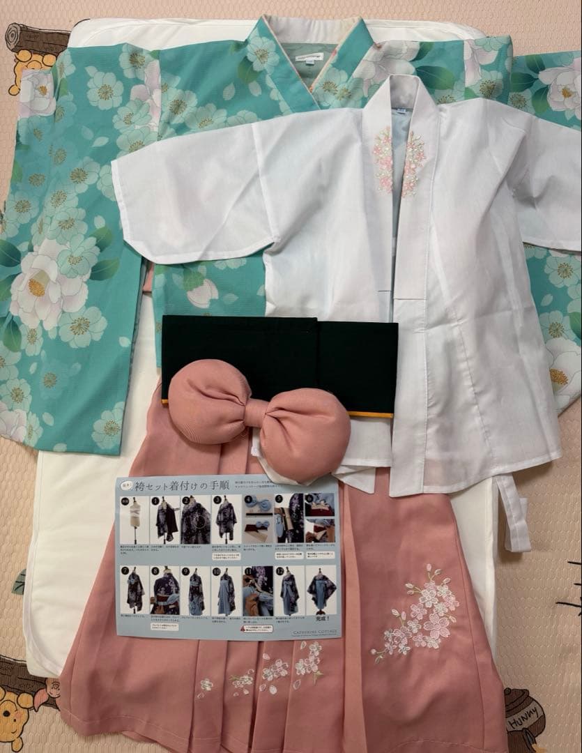 キャサリンコテージ　袴セット　別売り肌襦袢付　110cm 卒園式　簡単着付け