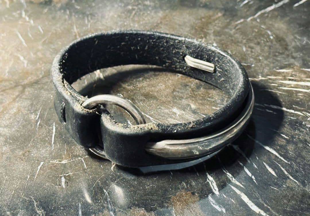 werkstatt munchen レザーコンビブレスレット