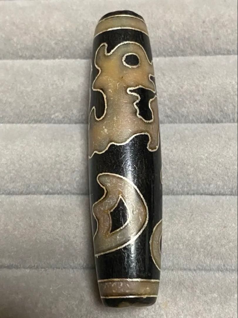 銀線　逆龍神天珠　超希少