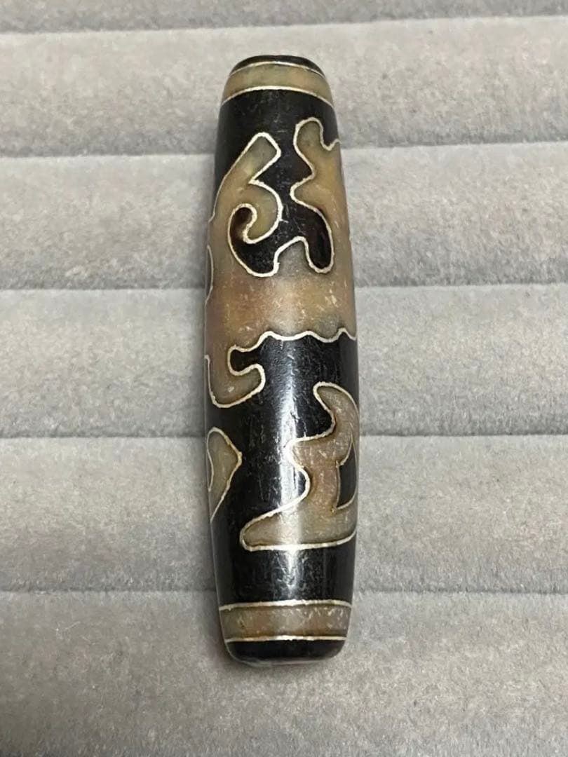 銀線　逆龍神天珠　超希少