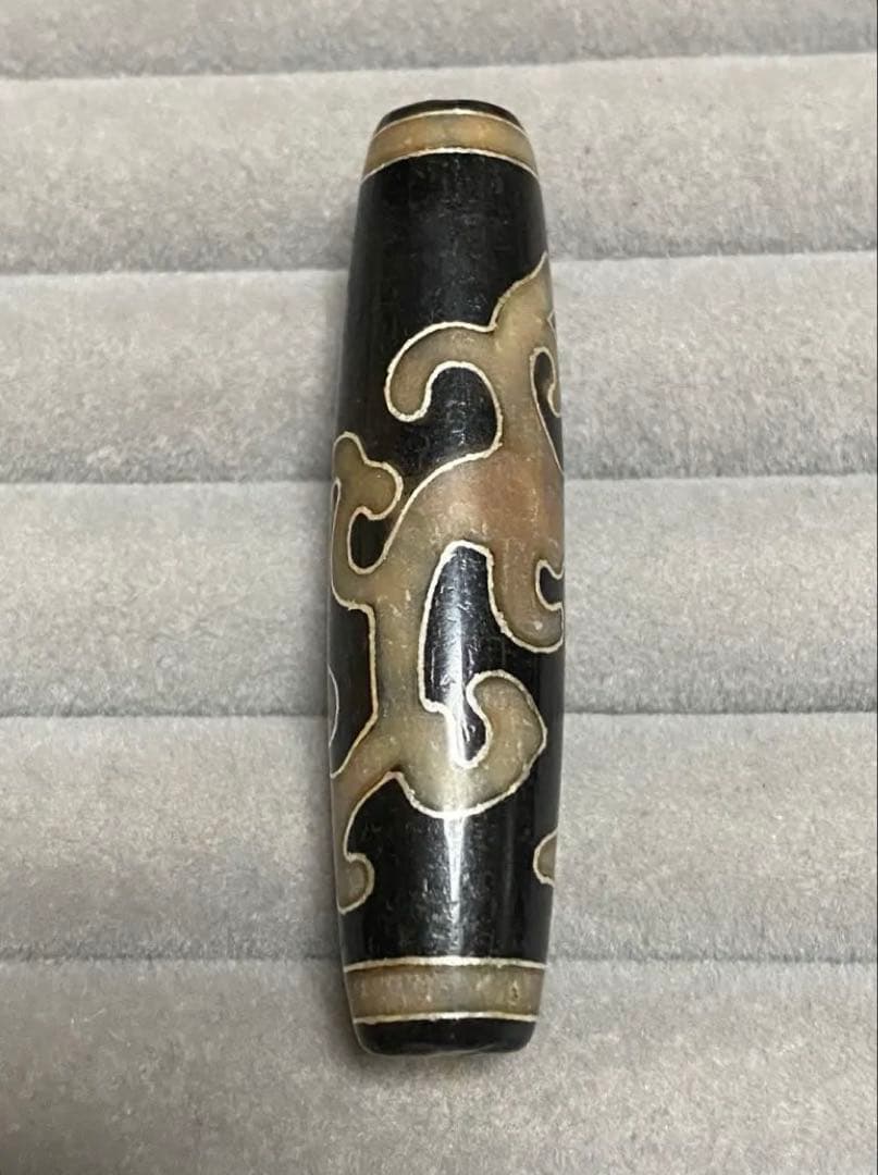 銀線　逆龍神天珠　超希少