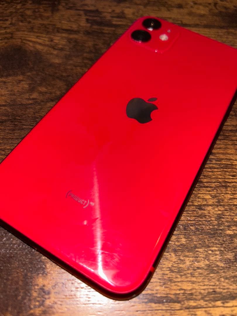 iPhone 11 (PRODUCT)RED 64gb ジャンク