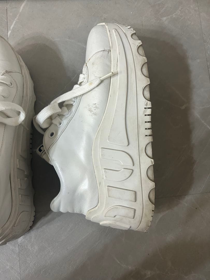 miumiu/レザースニーカー/厚底