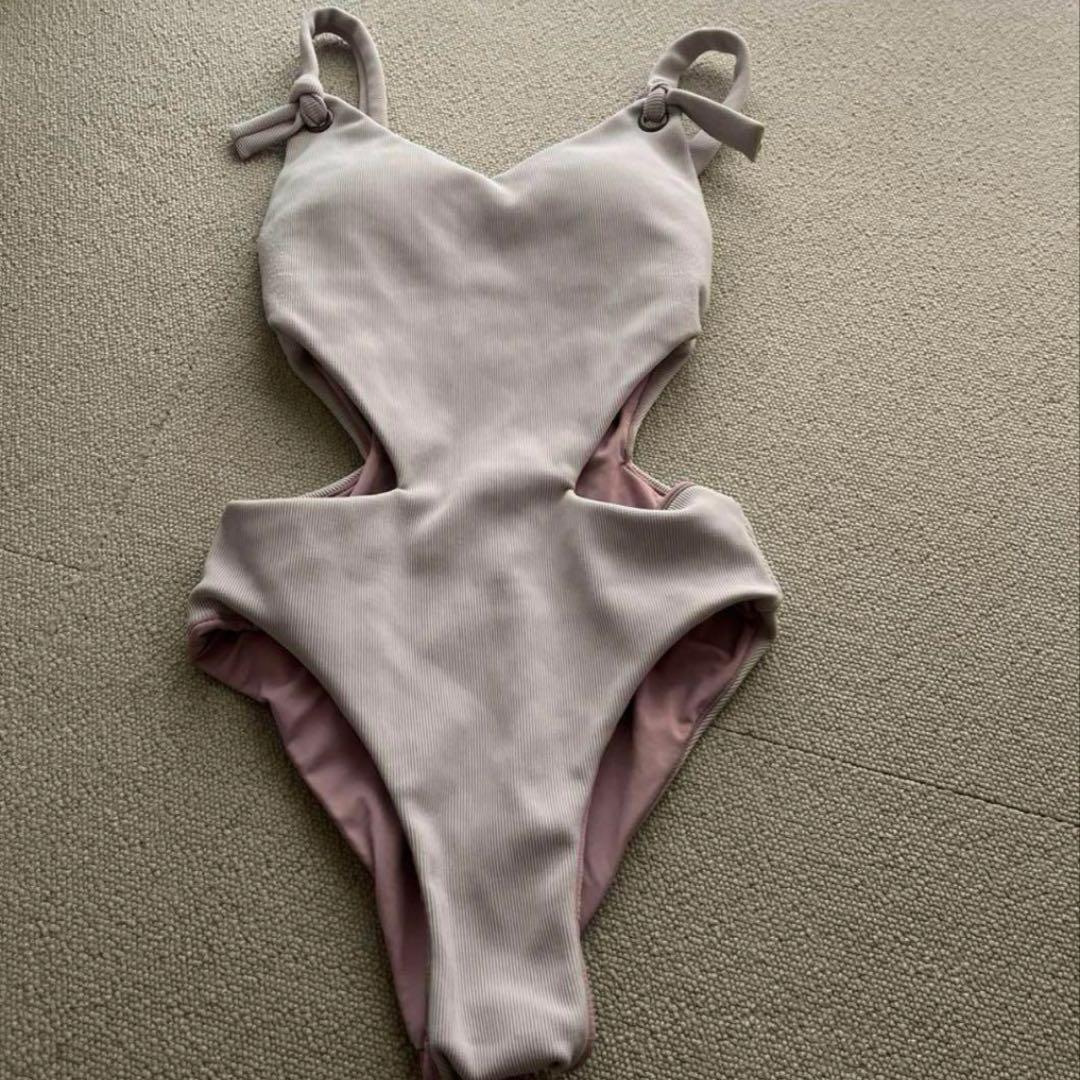 ALEXIASIASTAM アリシアスタン　ワンピース　水着　カットアウト　S