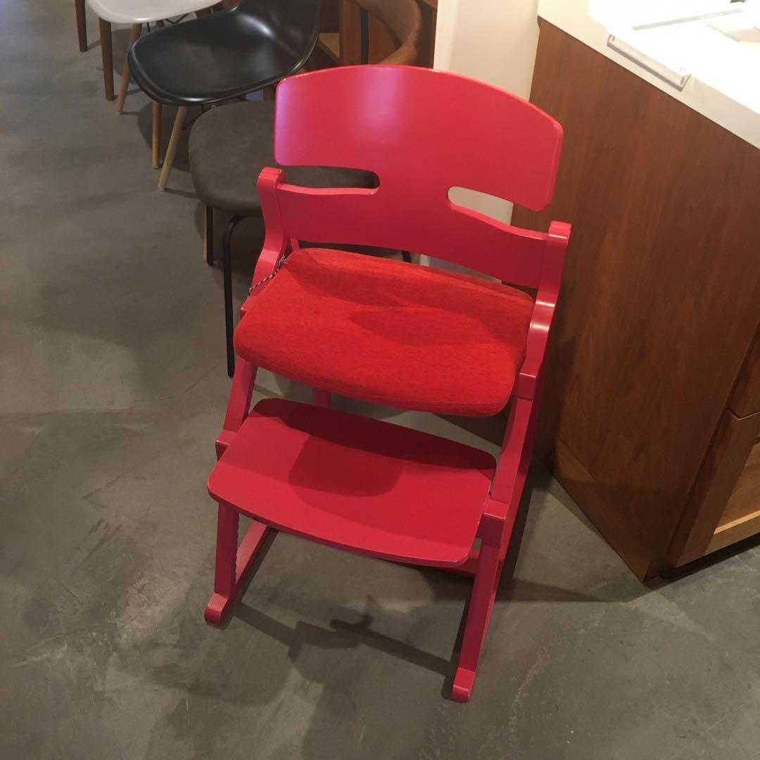 アップライトチェア　展示品　赤