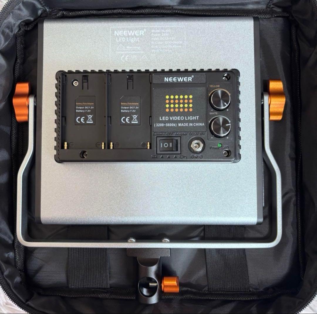 NEEWER LEDビデオライト照明キット 三脚スタンド ソフトボックス