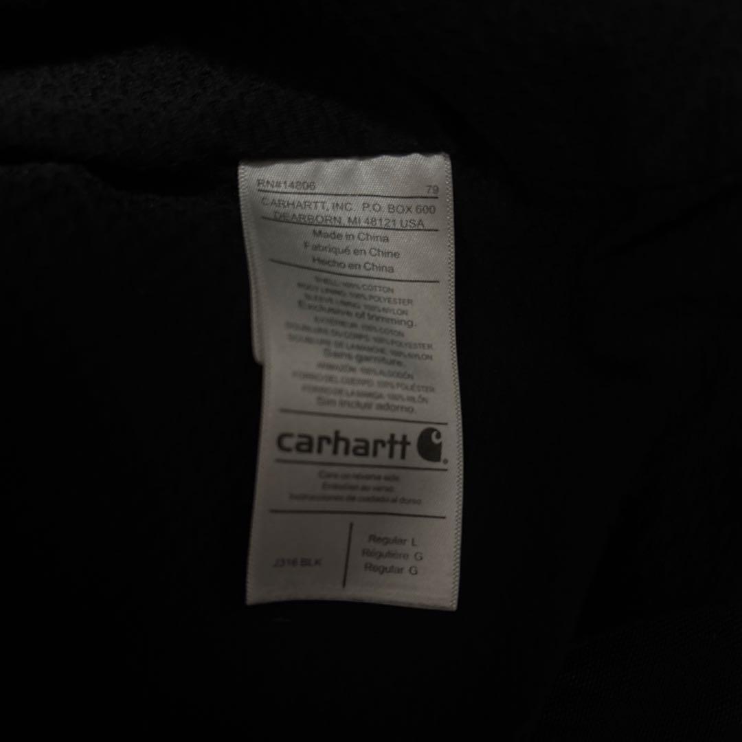 [即日発送]Carhartt ブラック アクティブ デトロイトジャケット