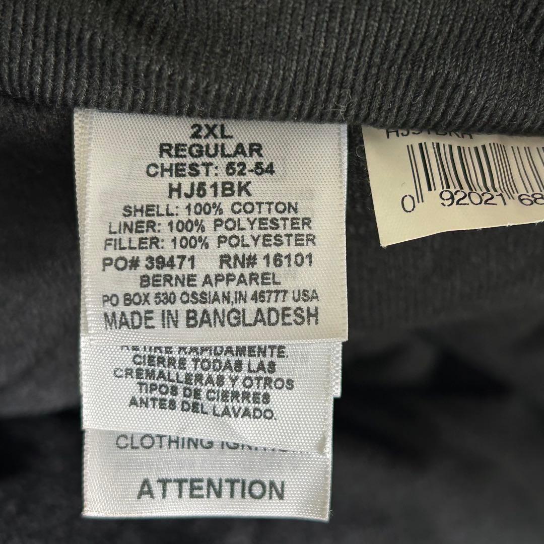 激渋 ダック アクティブ ジャケット パーカー 黒 刺繍 USA企業 ロゴ 美品