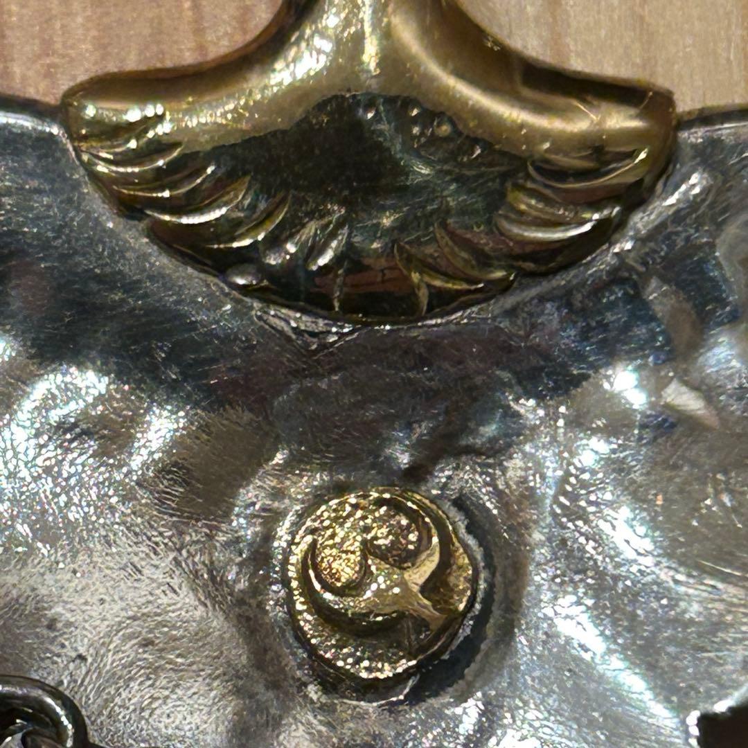 MOTO レザー シルバー 大イーグル ネックレス