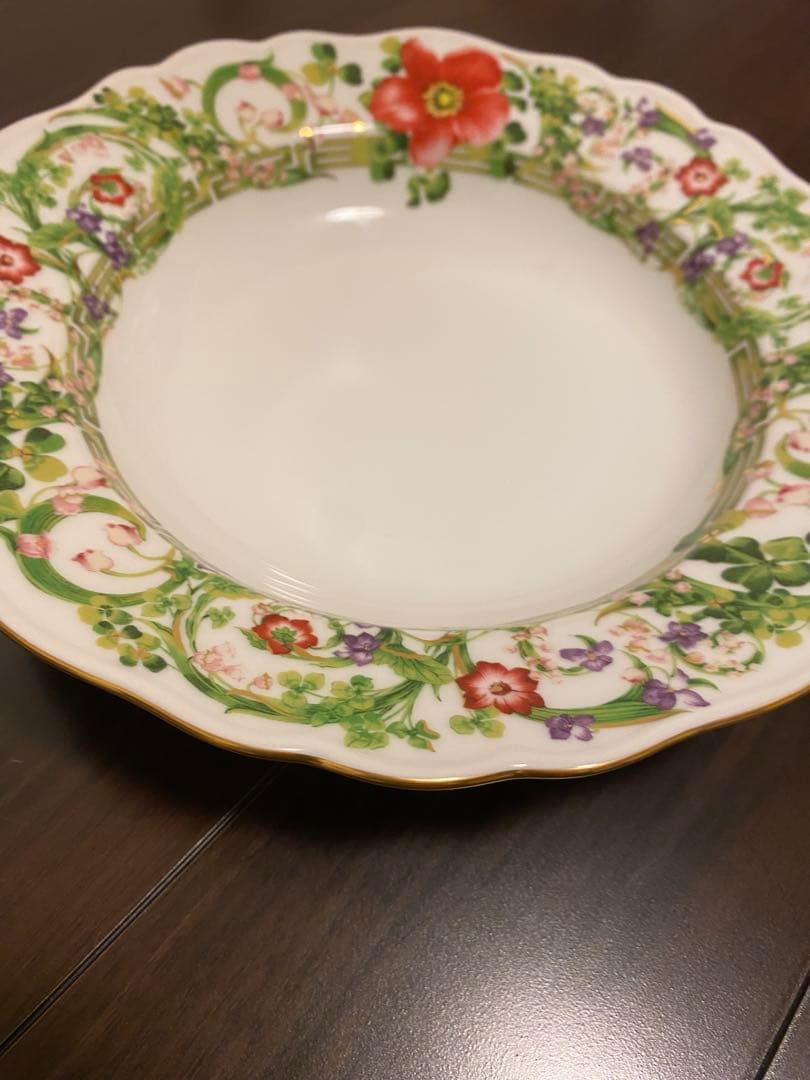 ローゼンタール　ヴェルサーチ　サラダ皿　２枚FLOWER　FANTASY