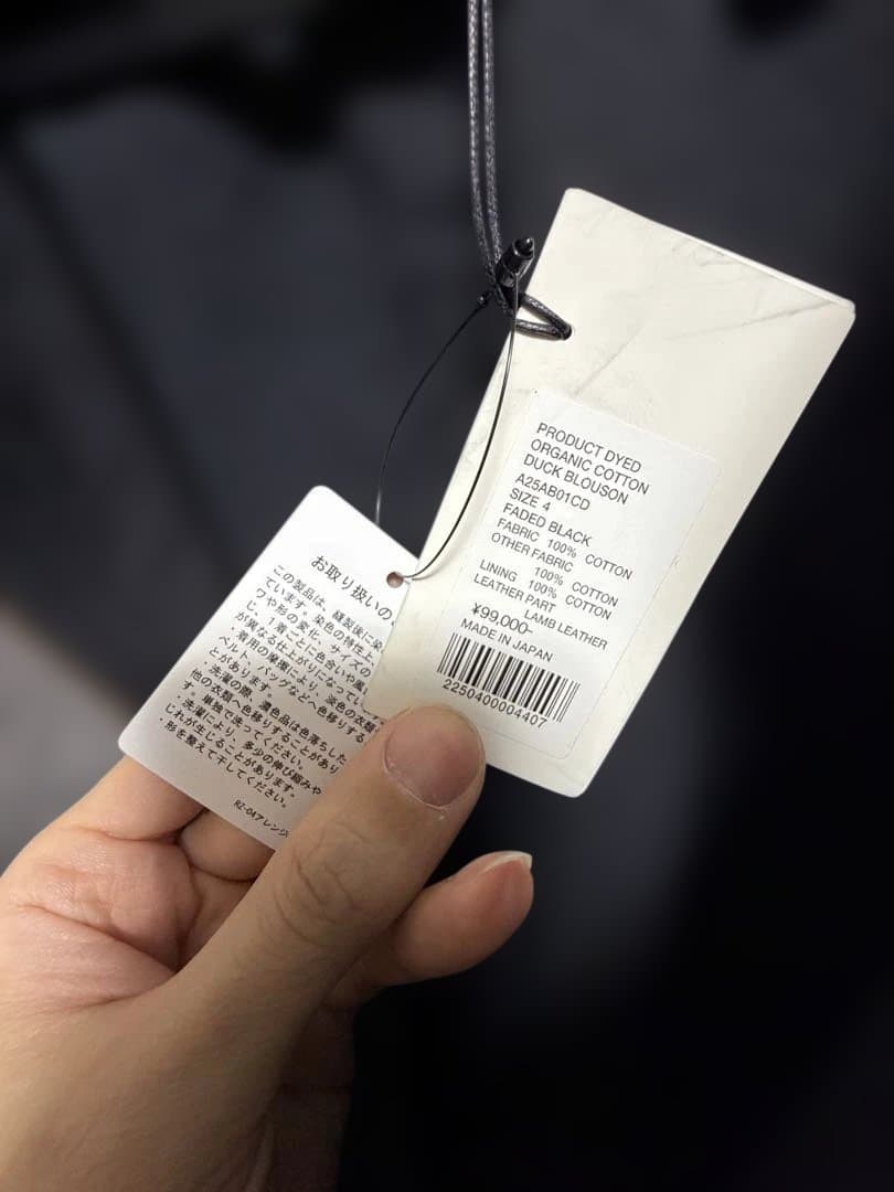 ジャケット・アウター AURALEE ORGANIC COTTON DUCK BLOUSON