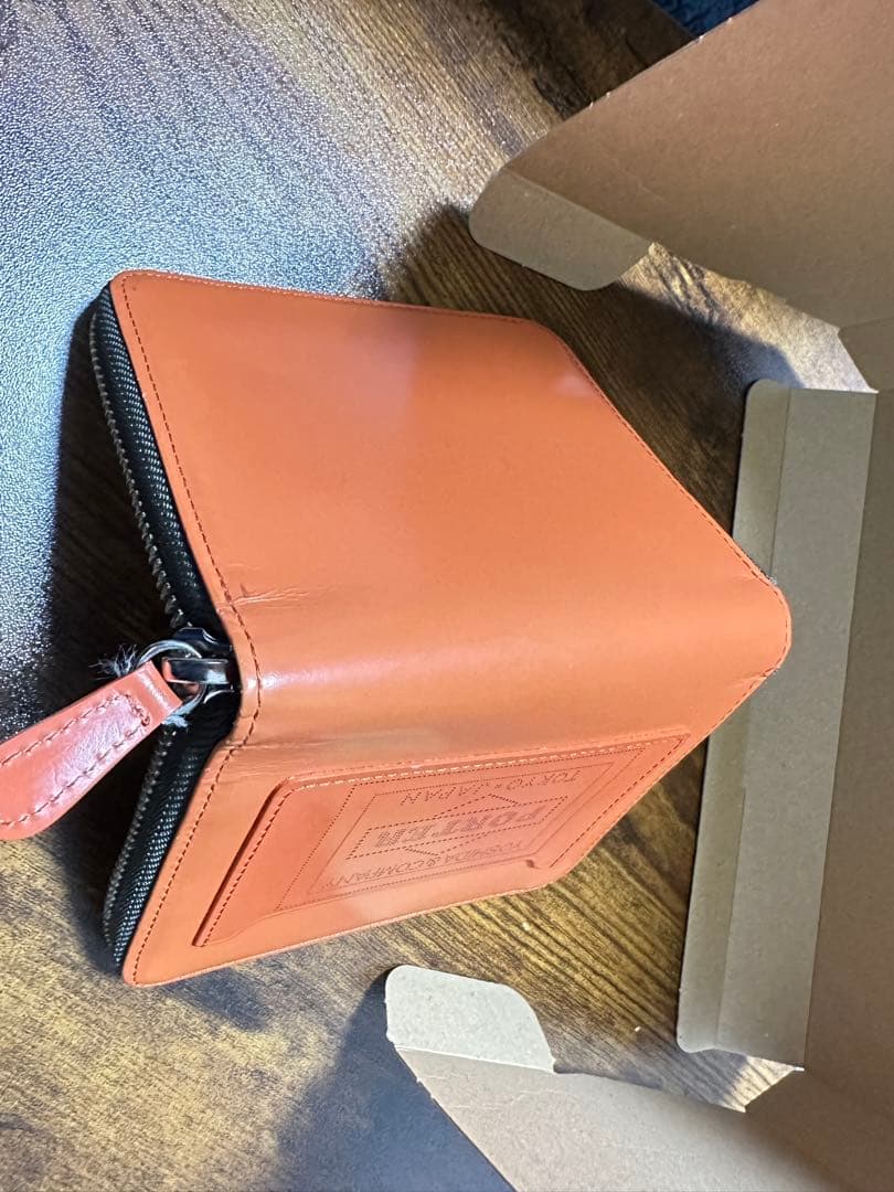 POTER GLASS LEATHER WALLET ポーター