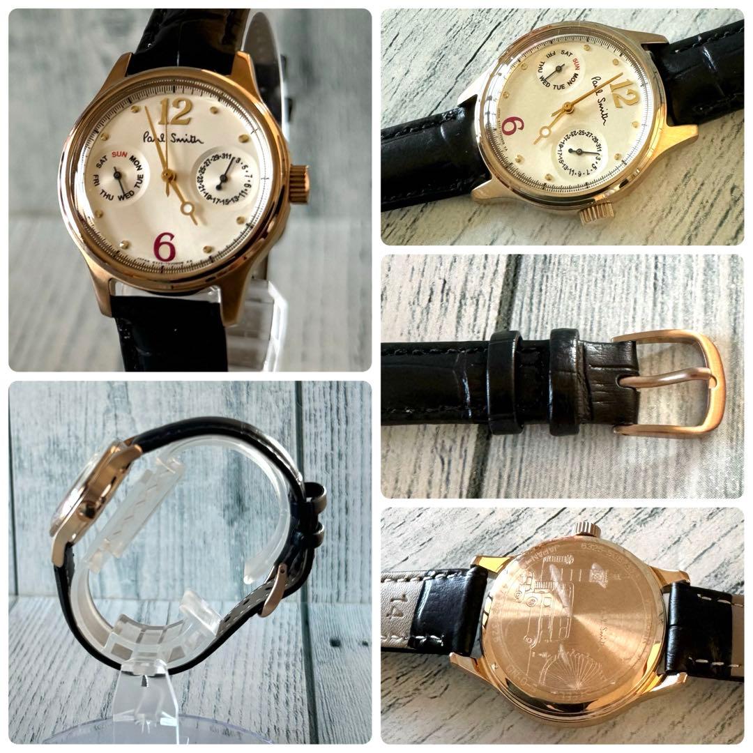 【美品】Paul Smith ポールスミス 腕時計 シティ デイデイト