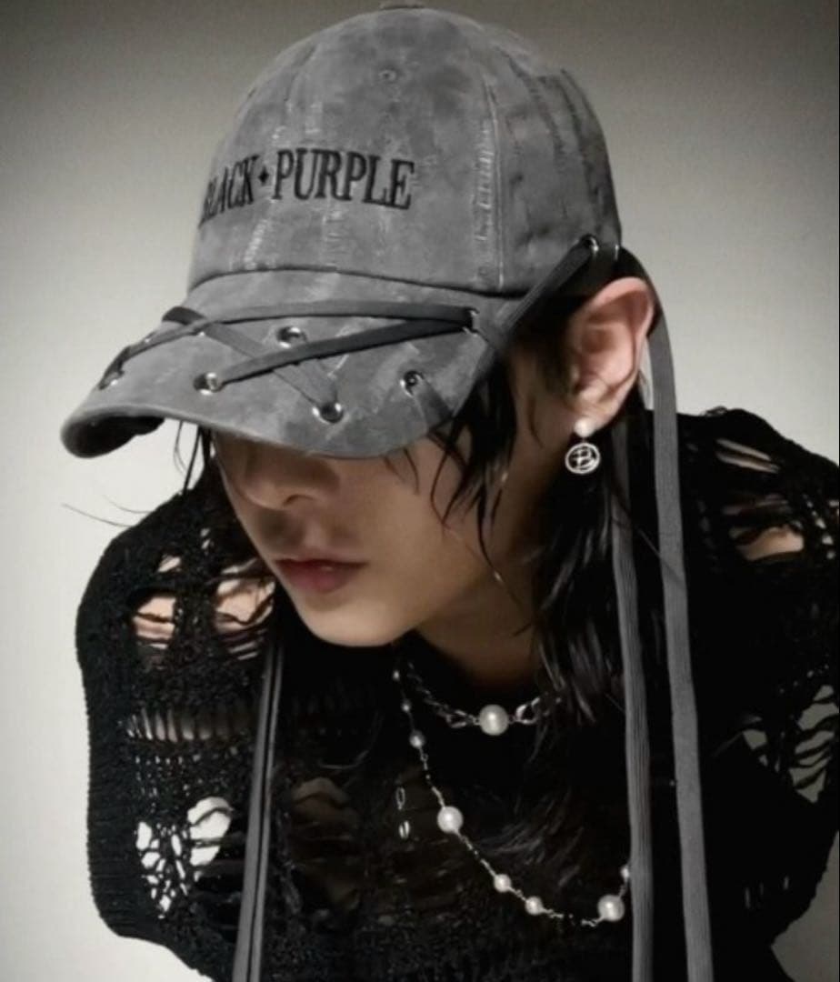 帽子 BLACKPURPLE Vortex Strap Eyelet Cap