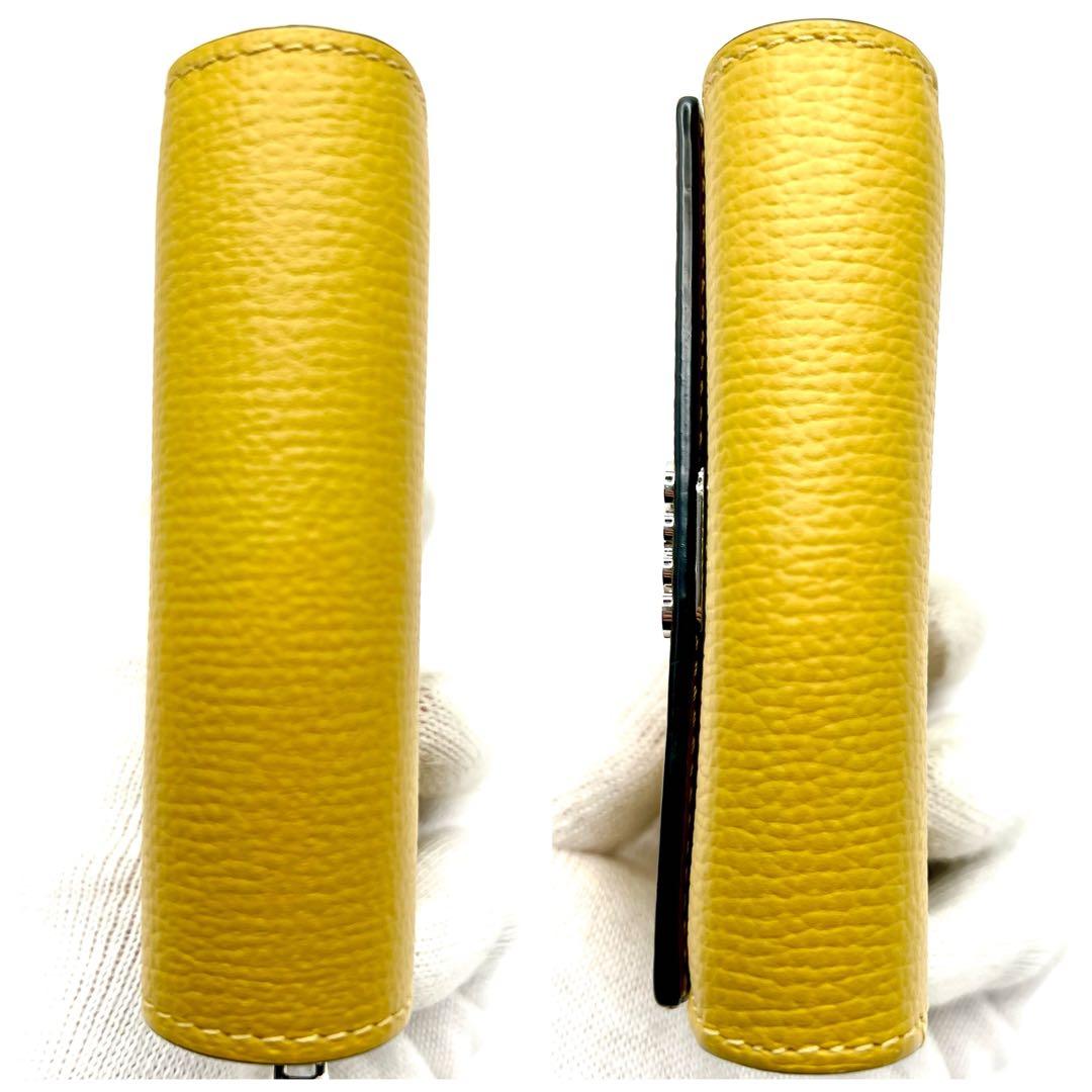 未使用級✨ロエベ 二つ折り財布 アナグラム コンパクト フラップウォレット