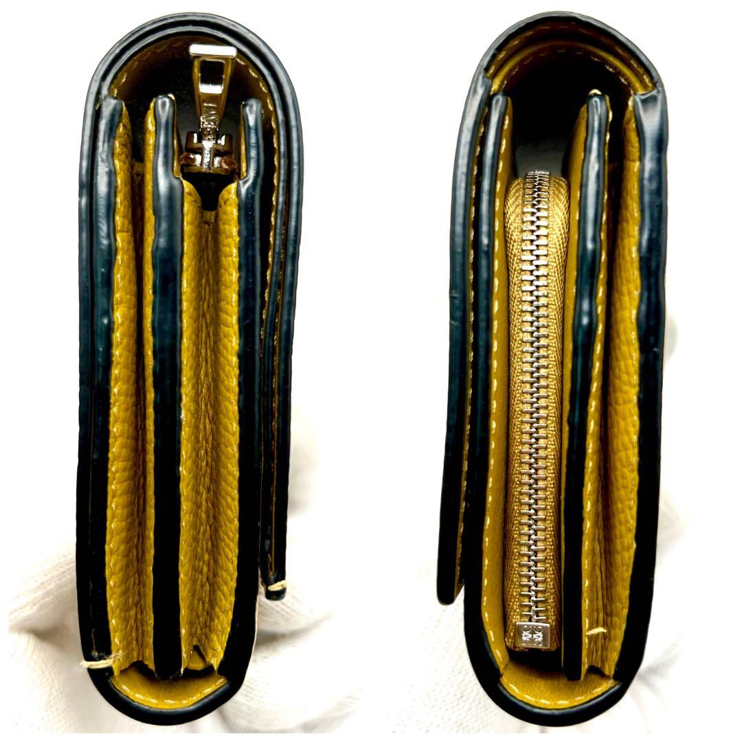 未使用級✨ロエベ 二つ折り財布 アナグラム コンパクト フラップウォレット