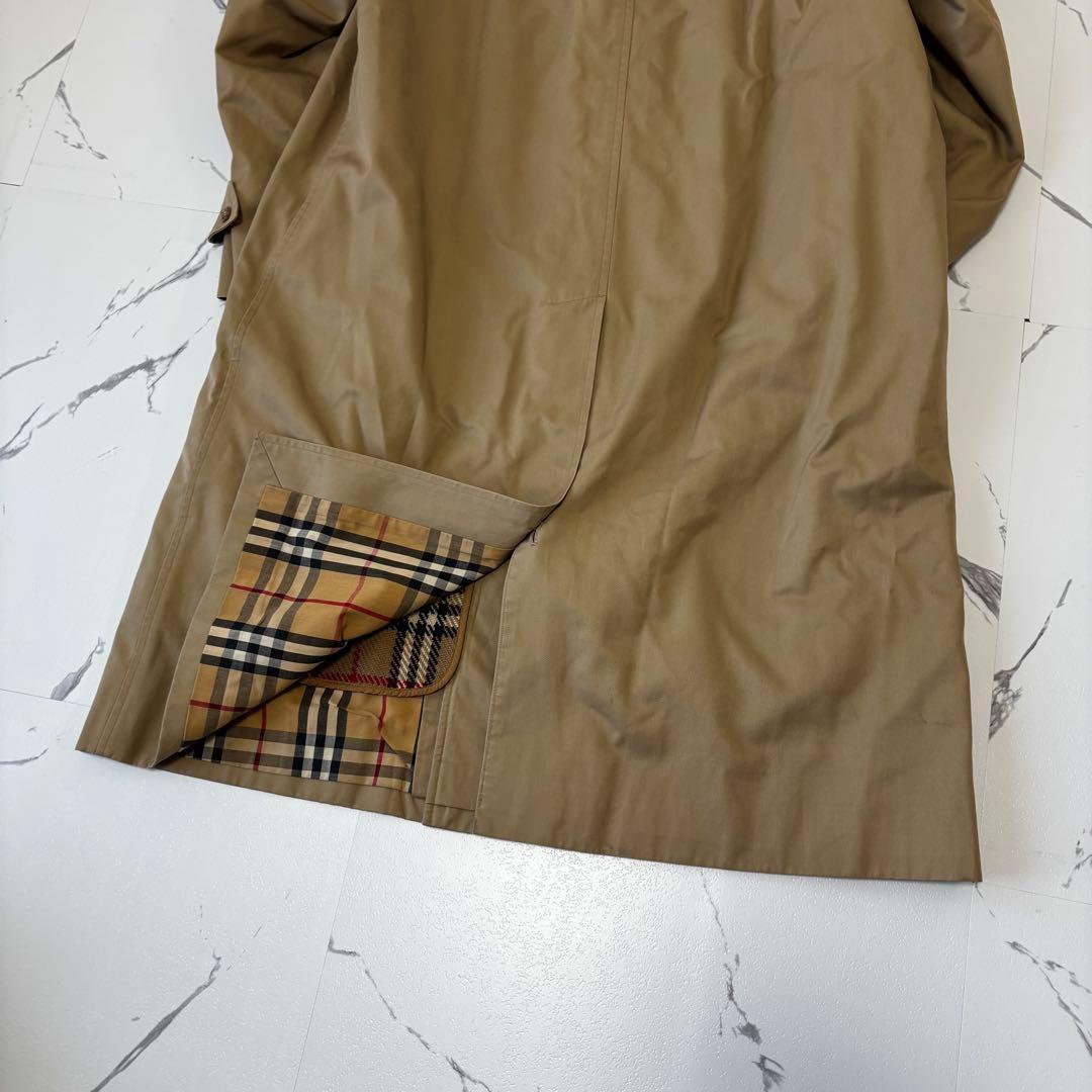BURBERRY✨XLサイズ2wayライナー付ステンカラーコート比翼ノバチェック