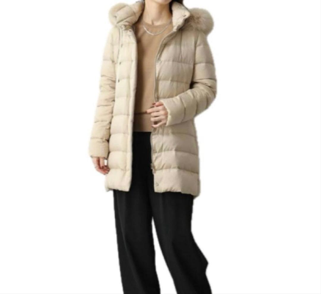 ヘルノ　ダウン　コート　ジャケット　レディース　ポーラテック　ファー