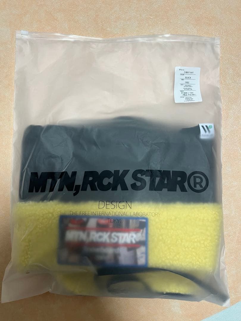 25-26マウンテンロックスター　3wayHAT 帽子