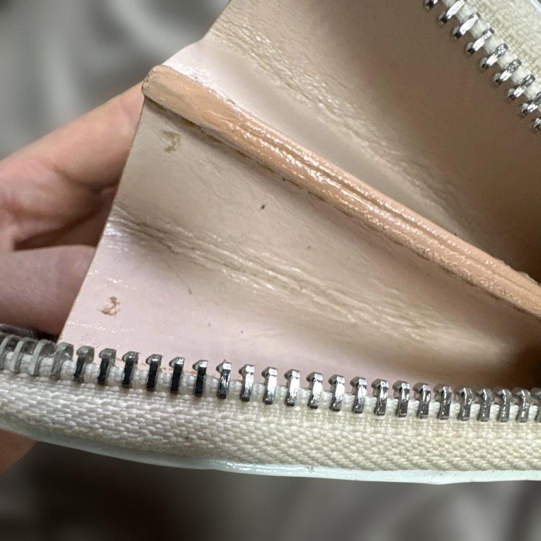 新春！最終値下げ！　ヒマラヤクロコダイル　マット　ハンドメイド　ファスナー長財布