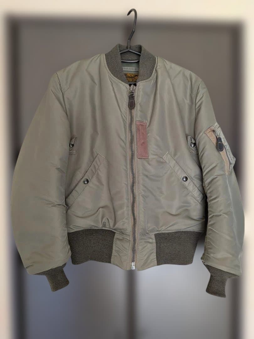 バズリクソンズ　MA-1 フライトジャケット　セージグリーン