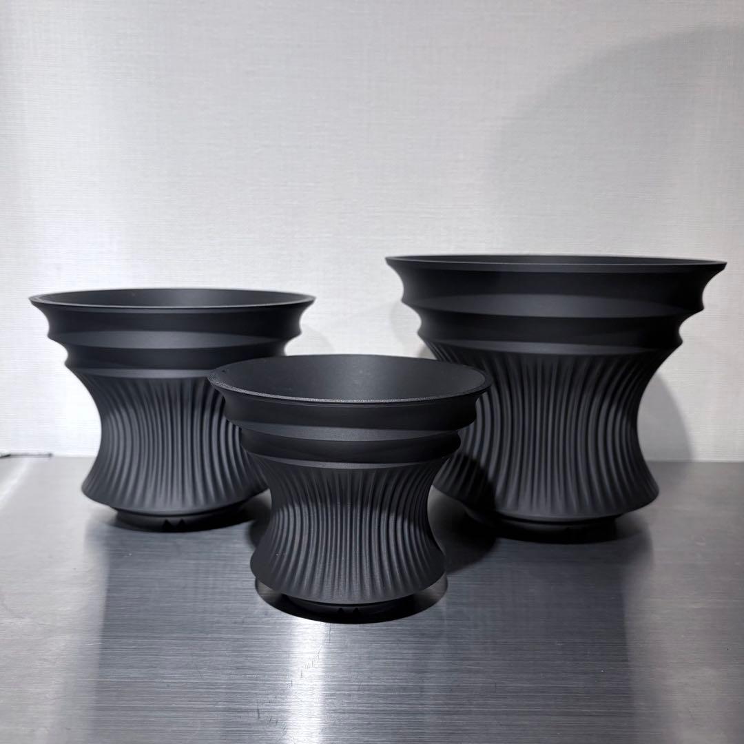 TOWER 13 Matte Black+ 4,5,6号 オーダー受付中 作家鉢