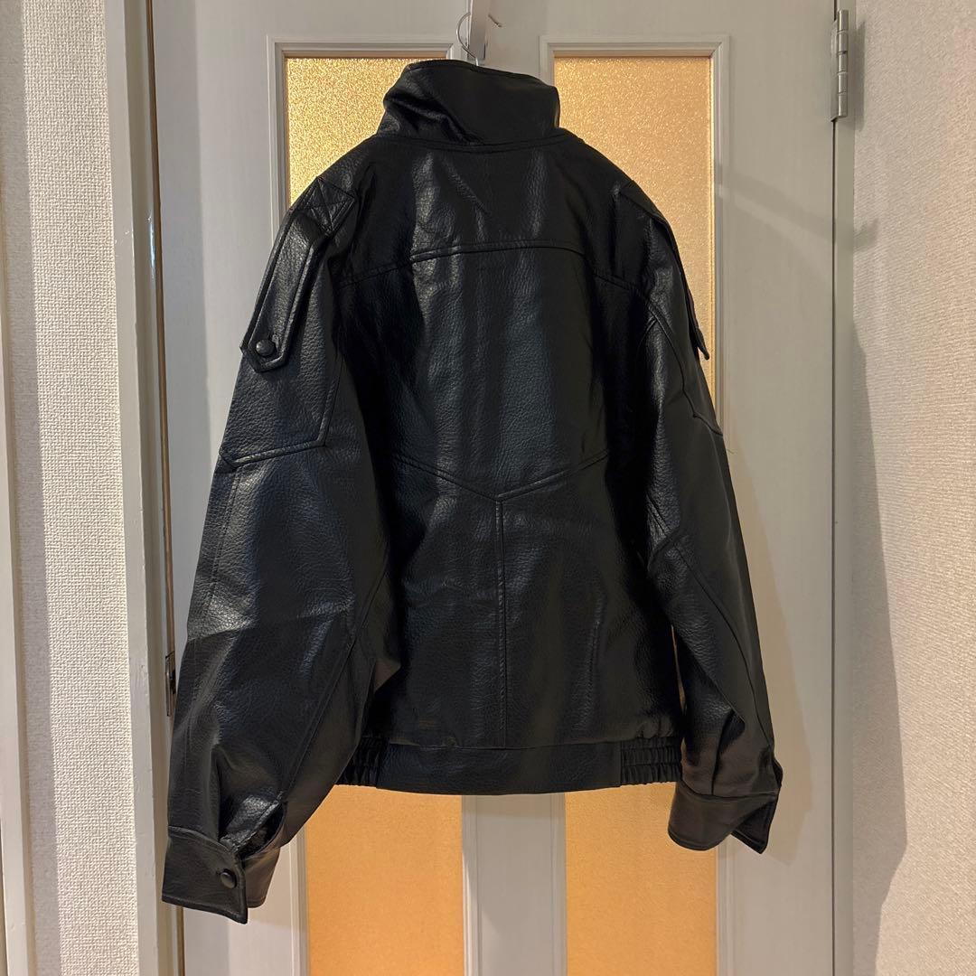 ZARA同型 フェイクレザージャケット