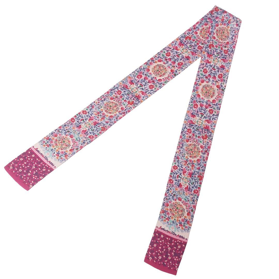 ルイヴィトン M72853 バンドー カターニャ モノグラム ピンク スカーフ