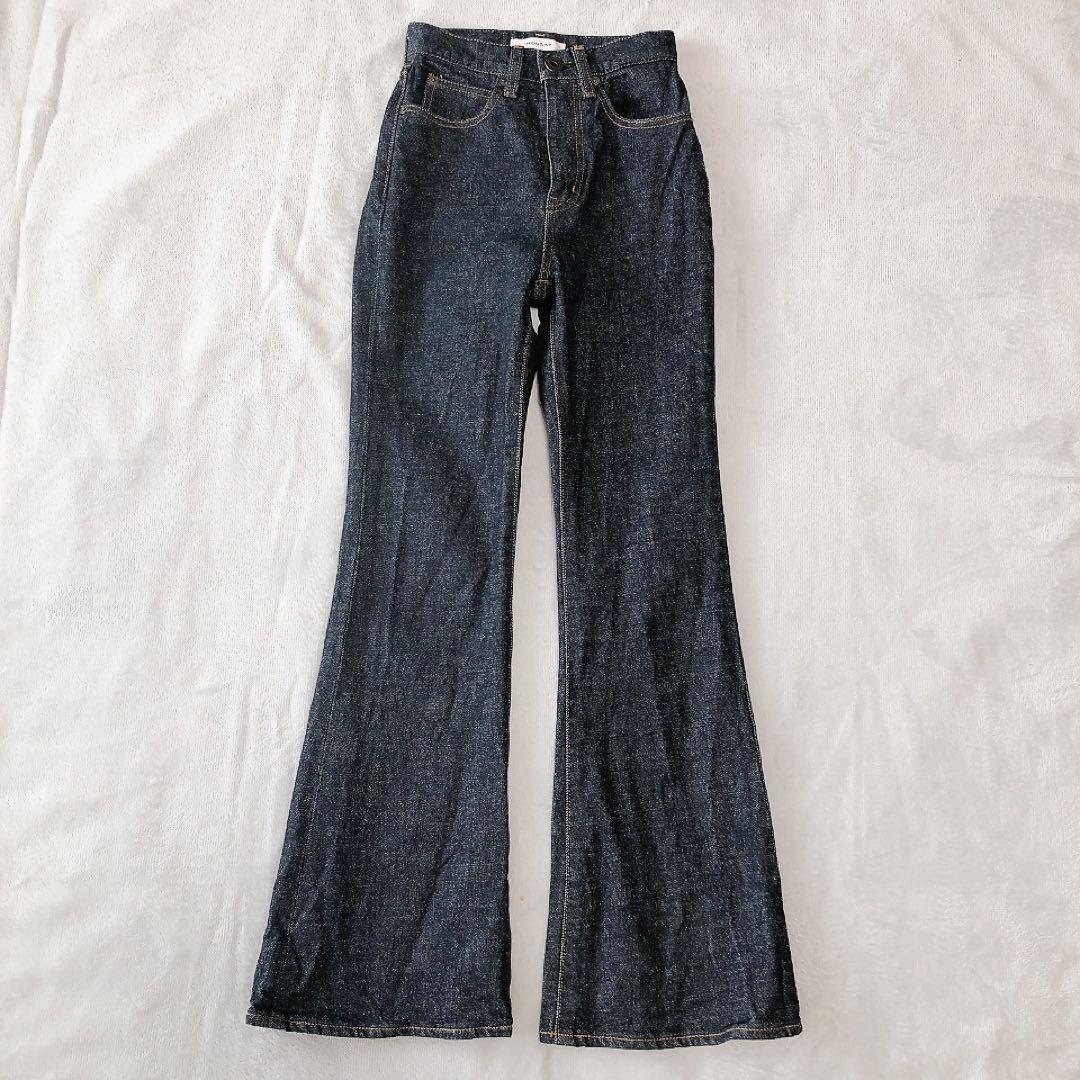 MOUSSY マウジー MVS FLARE ワンウォッシュ 22