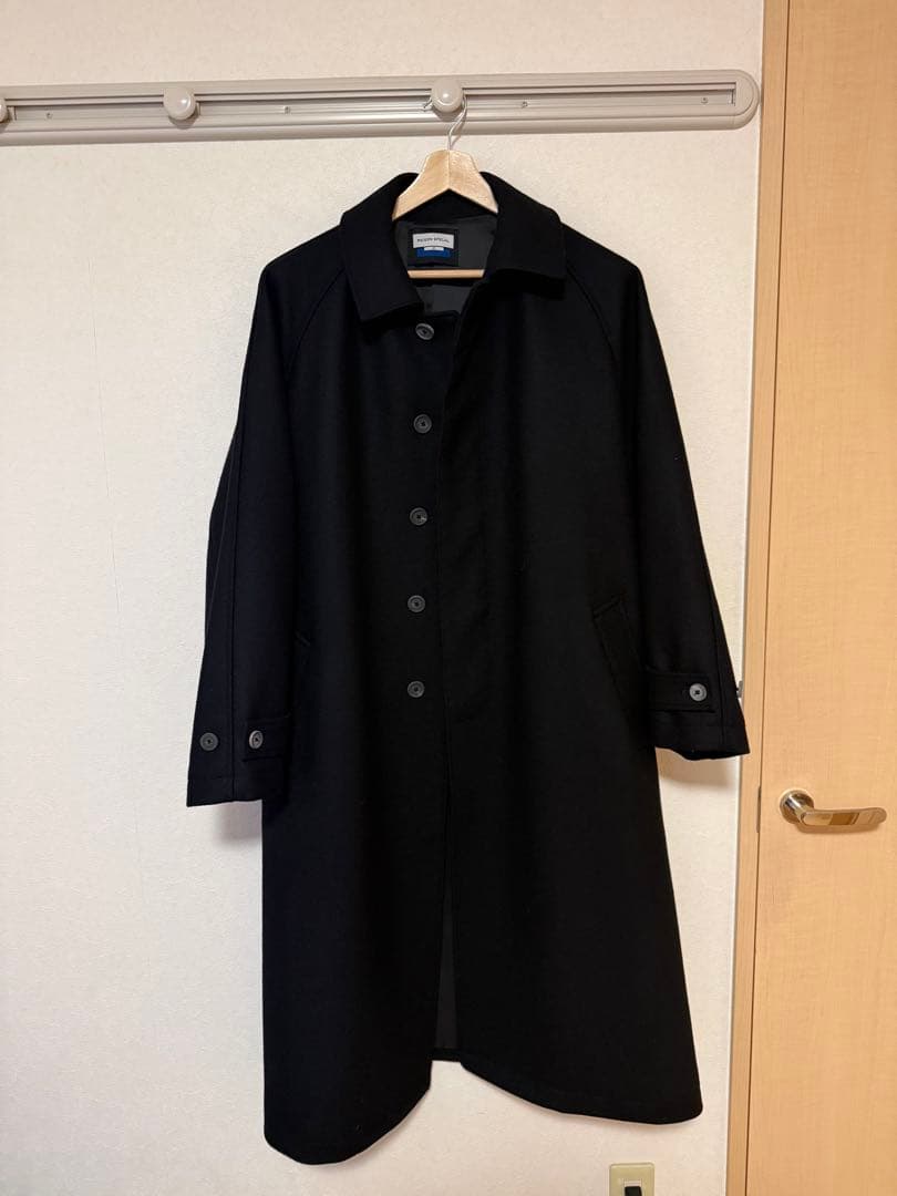 メゾンスペシャル Super140 Melton Balmachan Coat