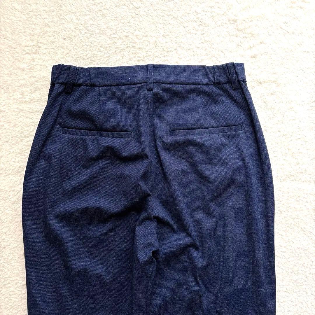 美品✨ユナイテッドアローズ　洗える ノーカラースーツ ネイビー セットアップ　M