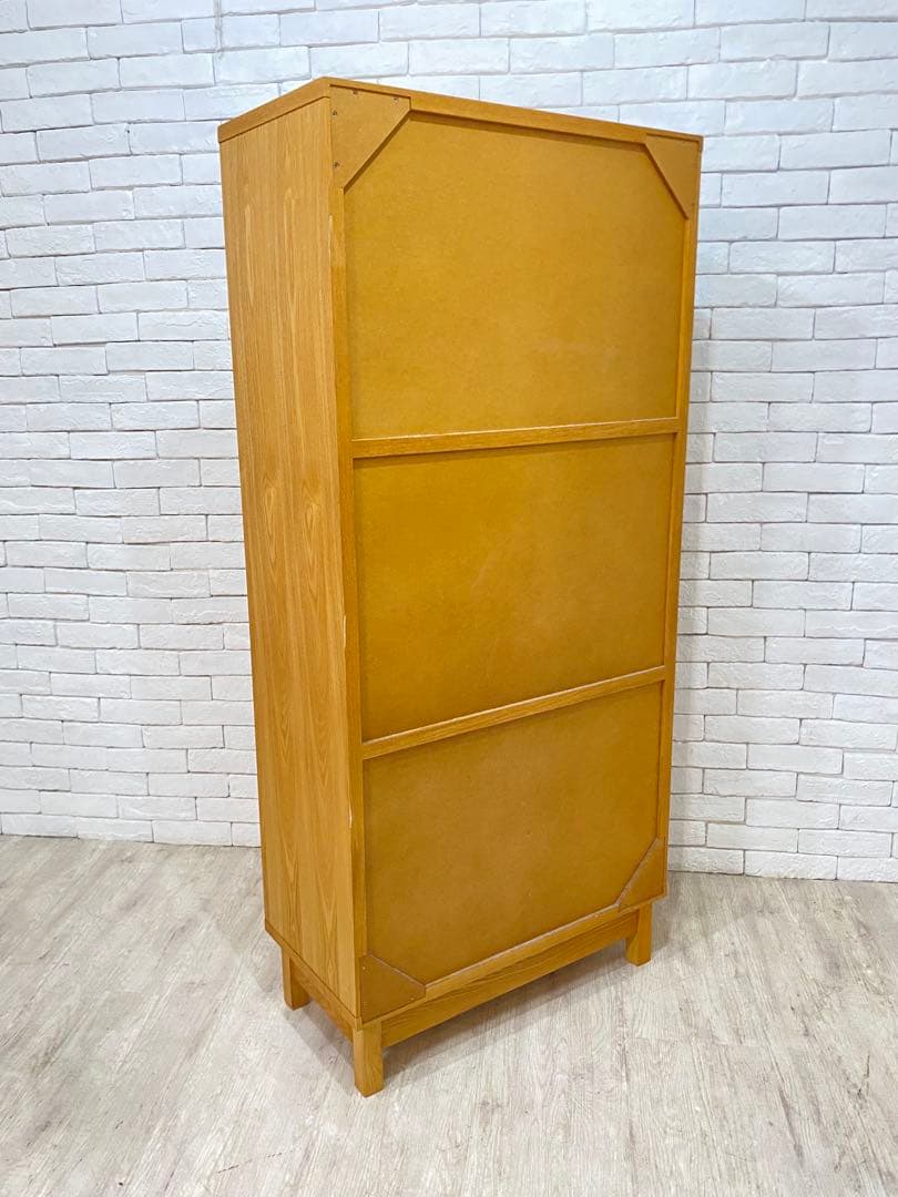 【東京都内23区配送無料】フランフラン アコルド タモ材 ブックシェルフ 本棚