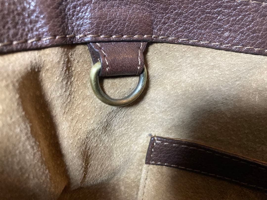 土屋鞄 トーンオイルヌメ ミディアムトートバッグ ダークブラウン