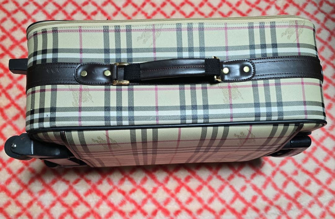 BURBERRYバーバリーチェック柄キャリーケース 中型