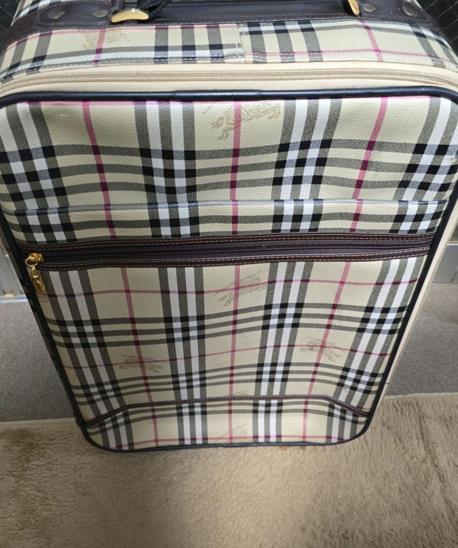 BURBERRYバーバリーチェック柄キャリーケース 中型