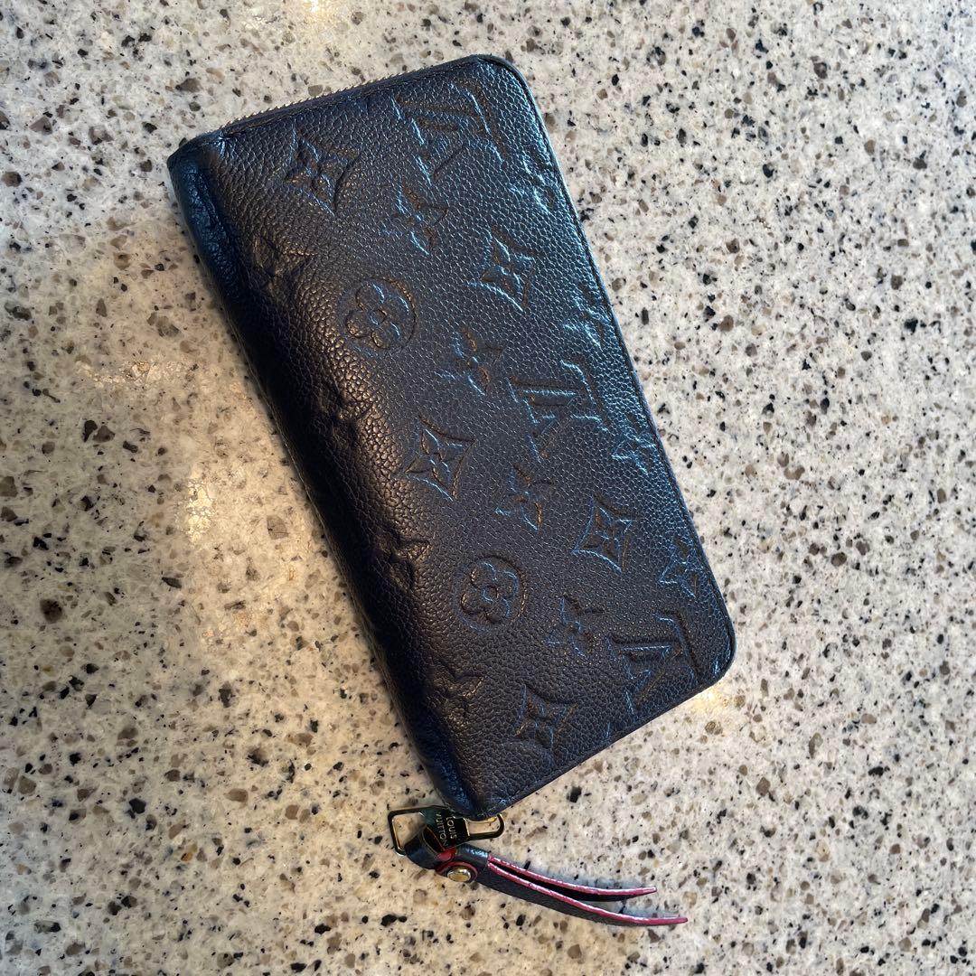 ルイヴィトン　アンプラント　ジッピーウォレット　長財布　マリーヌルージュ