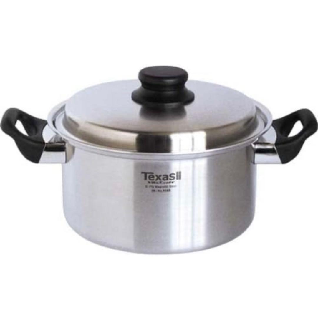 ビタクラフト　Texas II マグネティックステンレス鍋 4.0L 8585