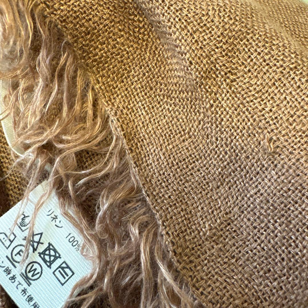 アソースメレ　ASAUCE MELER リネンフリンジストール