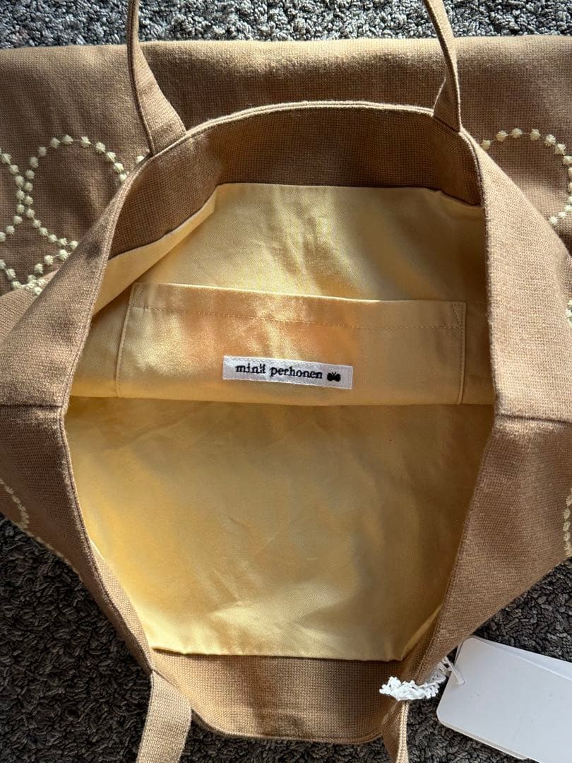 【期間限定値下げ】【新品未使用】ミナペルホネン タンバリン　トートバッグ
