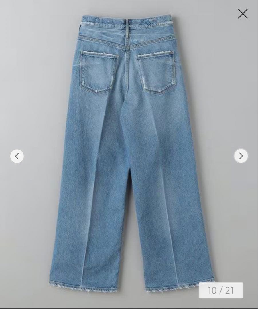 upper hights THE SISTER ワイドストレートデニムパンツ23