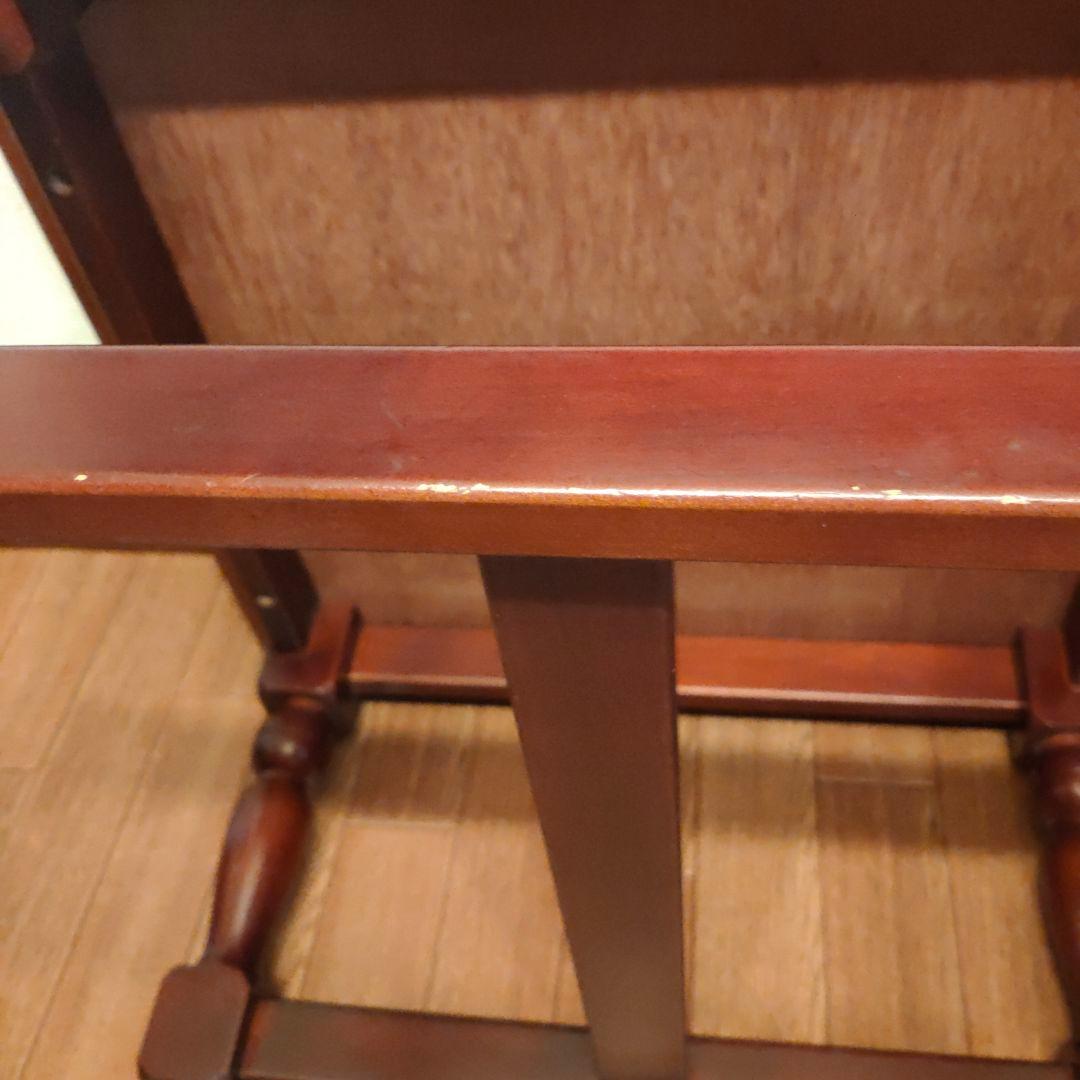 大理石風天板のビンテージテーブル