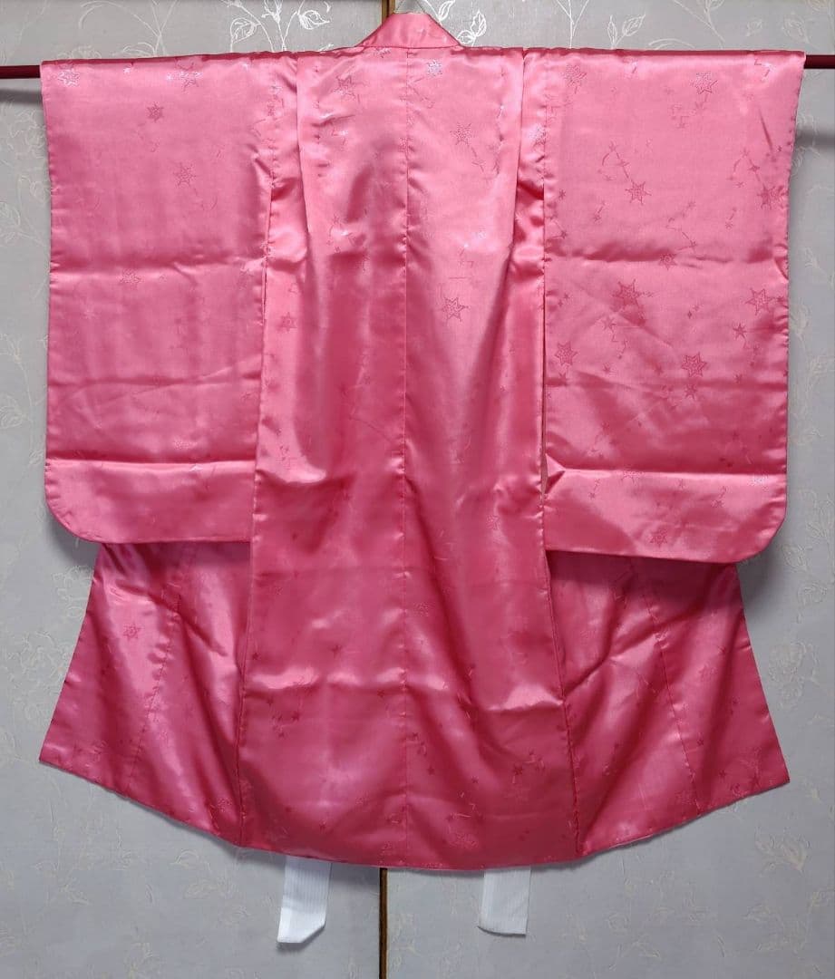 RK537洗える子供着物着丈93センチ裄丈42センチ綺麗美品3歳用