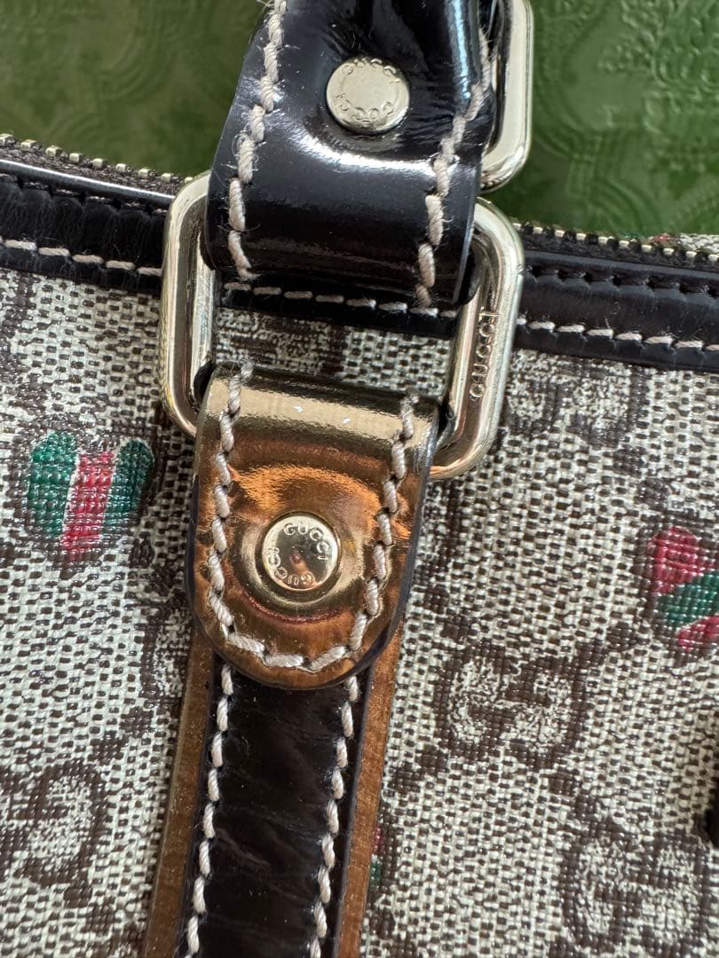 GUCCI GGパターン ボストンバッグ